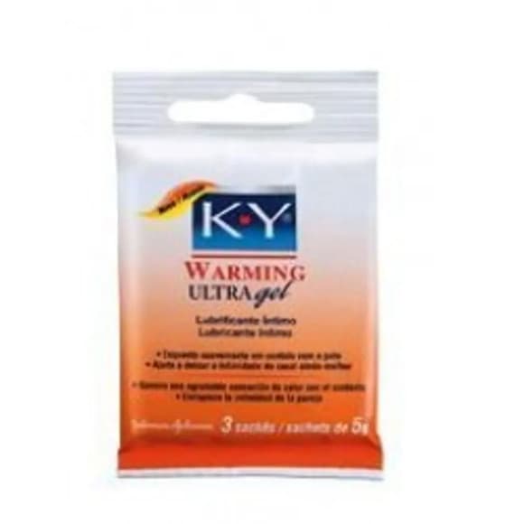 K-Y WARMING SACHE 3 X 5G
