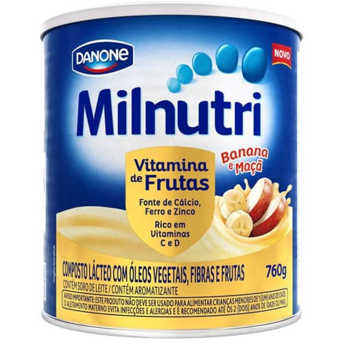 LEITE MILNUTRI VITAMINAS FRUTAS760G