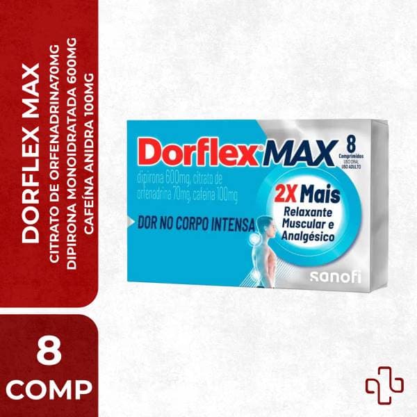 DORFLEX MAX (FLIB) 600+70+100MG 8C PVC