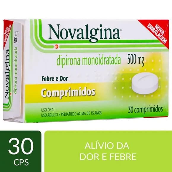NOVALGINA 500MG CX/30CPR