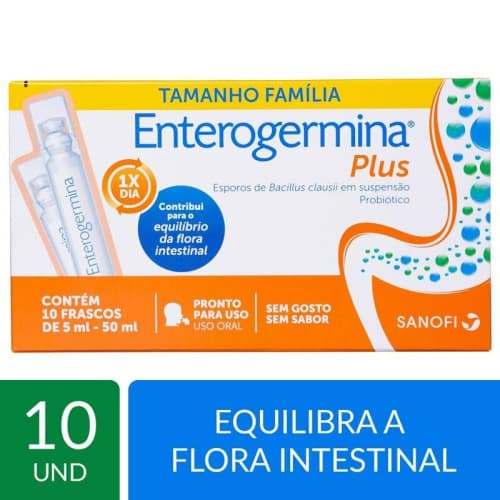 ENTEROGERMINA PLUS 5ML 10 FRASCOS