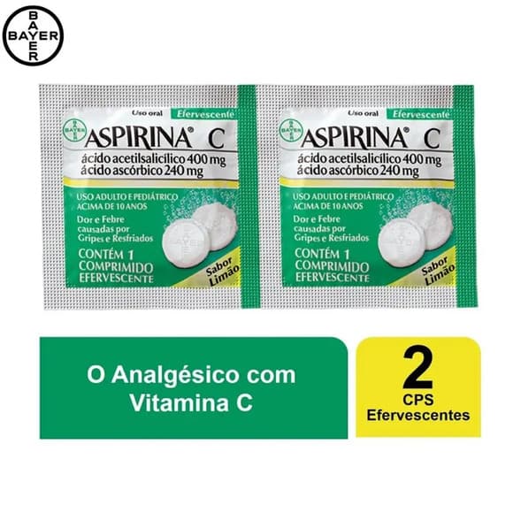 ASPIRINA C C/2 CPR EFERVECENTE