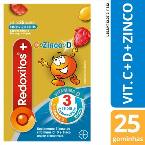 REDOXITOS SUPL VITA MIX DE FRUTAS C/25