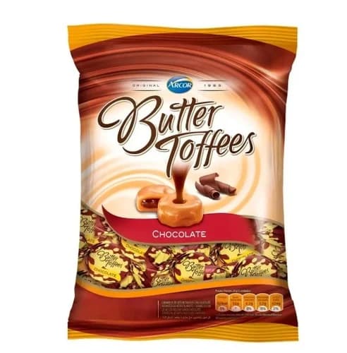 BALA BUTTER TOFFEES CHOCOLATE 100G ARCOR