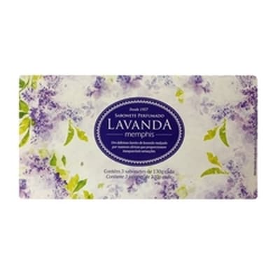 KIT MEMPHIS LAVANDA C/3 SABONETES