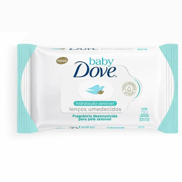 LENCO UMED DOVE BABY 50UNIDADES