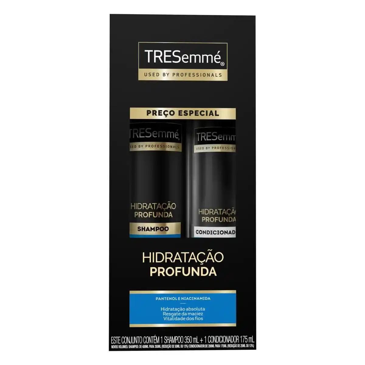 KIT SH TRESEMME HIDR PROF 350ML+CD 175ML