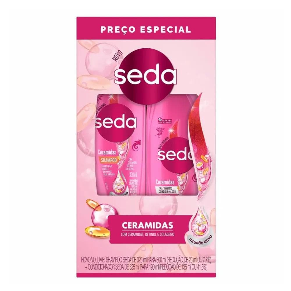 KIT SEDA SH+COND 300+190ML  CERAMIDAS
