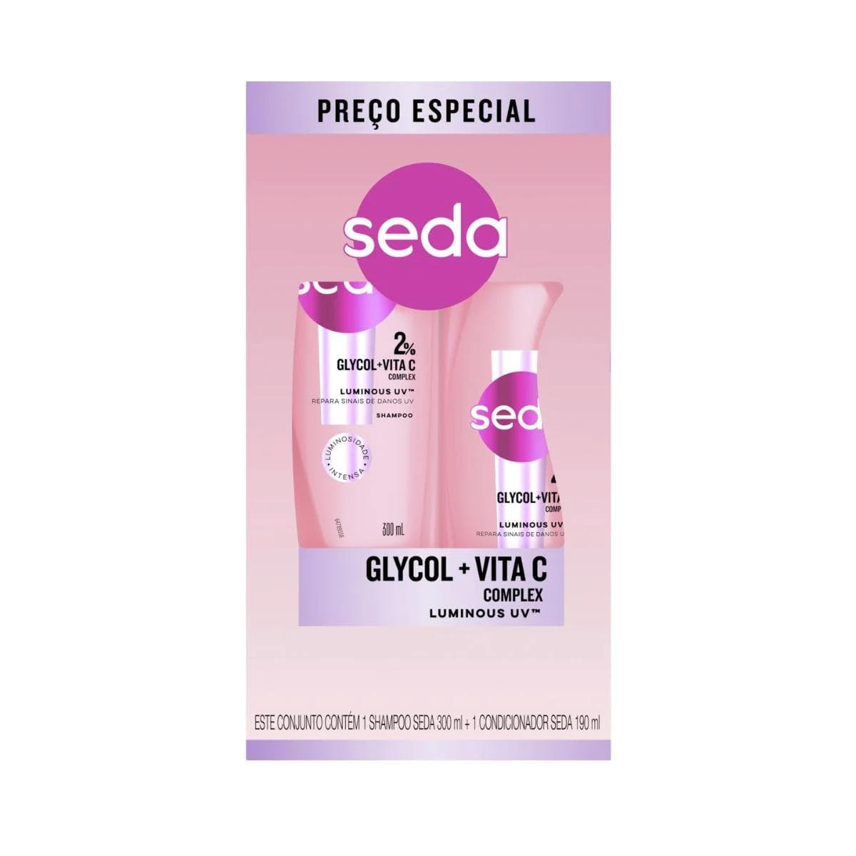 KIT SEDA GLIC + VITA C  SH + COND