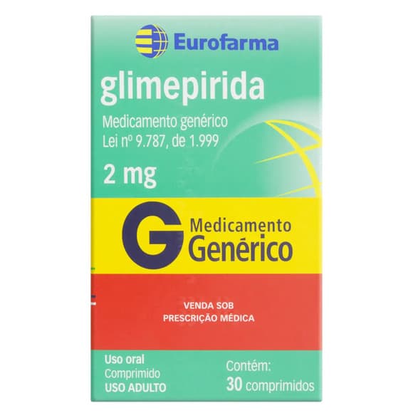 GLIMEPIRIDA 2MG c/30 COMP EUR