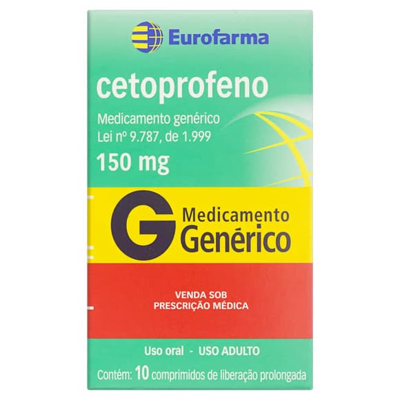 CETOPROFENO(GEN 150MG CX 10COMP