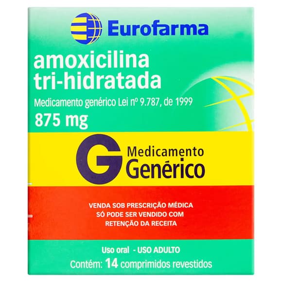 AMOXICILINA(GEN 875MG C/14CPR