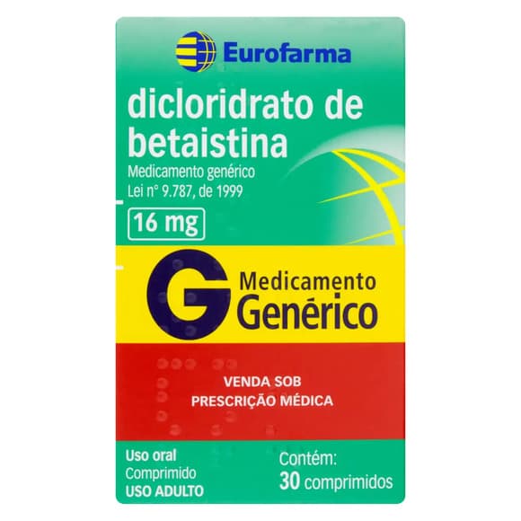 DICLORID.BETAIS G)16MG CX 30 CO