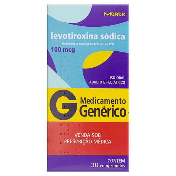 LEVOTIROXINA SO 100MCG CX 30CPR