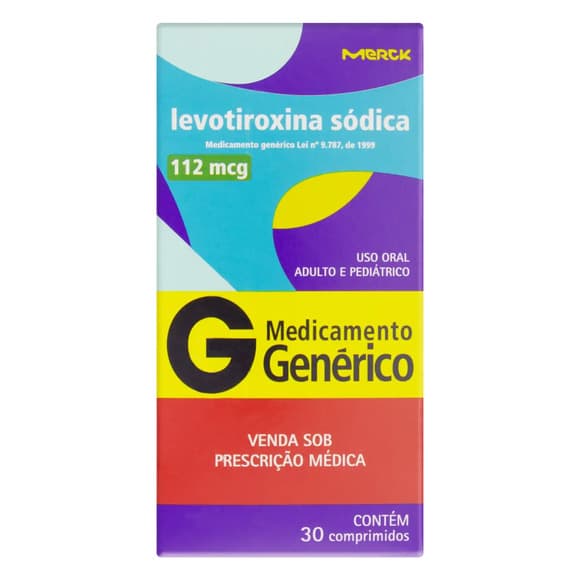 LEVOTIROXINA SO G)112MCG 30CPR