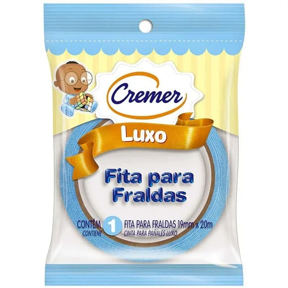 FITA CREPE CREMER BRANCA 20M