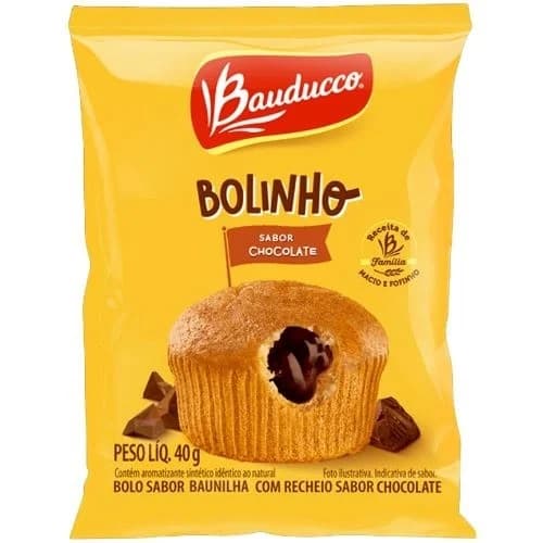 BOLINHO  BAUDUCO SABOR CHOCLATE 40G