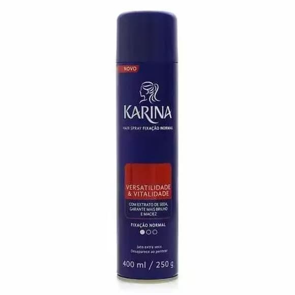 SPRAY CAP KARINA FIXACAO NORMAL 400ML