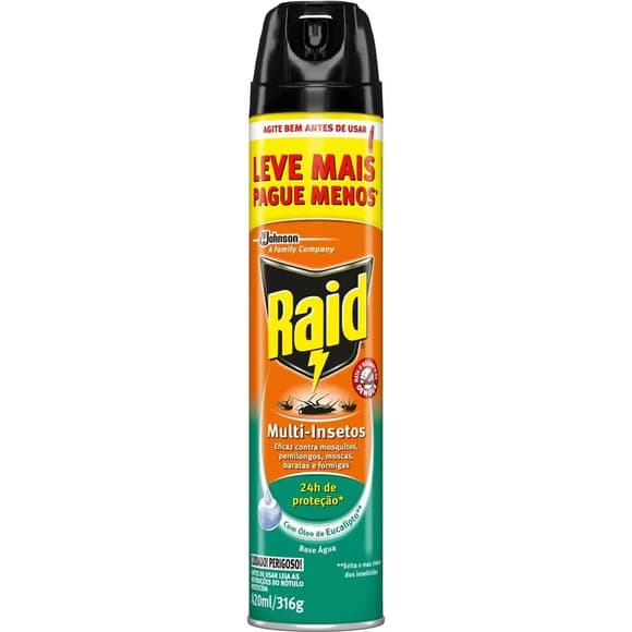 RAID SPRAY 420ML OLEO EUCALIPTO