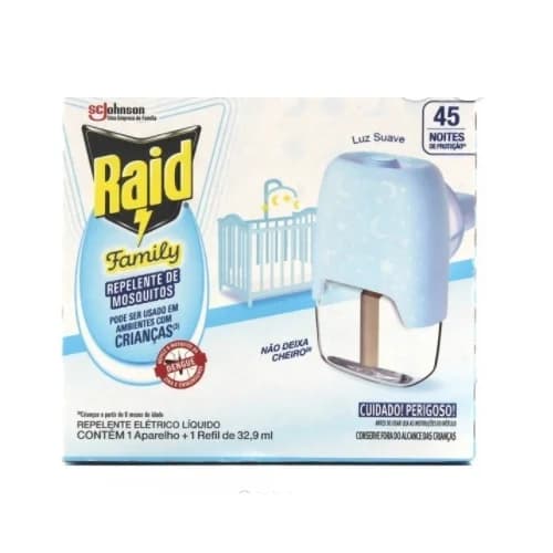 RAID APARELHO  MAIS REFIL FAMILY