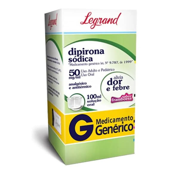 DIPIRONA SOD(GE 50MG ORAL 100ML