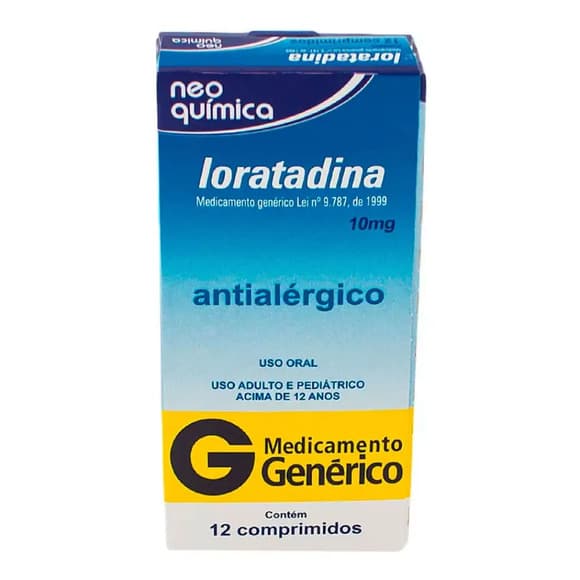 LORATADINA(GEN) 10MG CX/12CPR