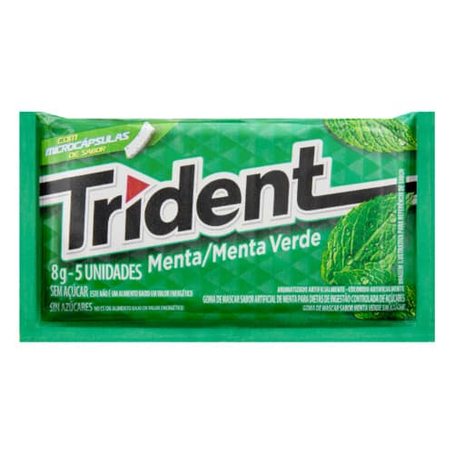 CHICLETE TRIDENT MENTA