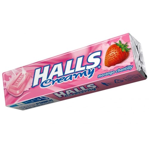 HALLS  CREAMY MORANGO