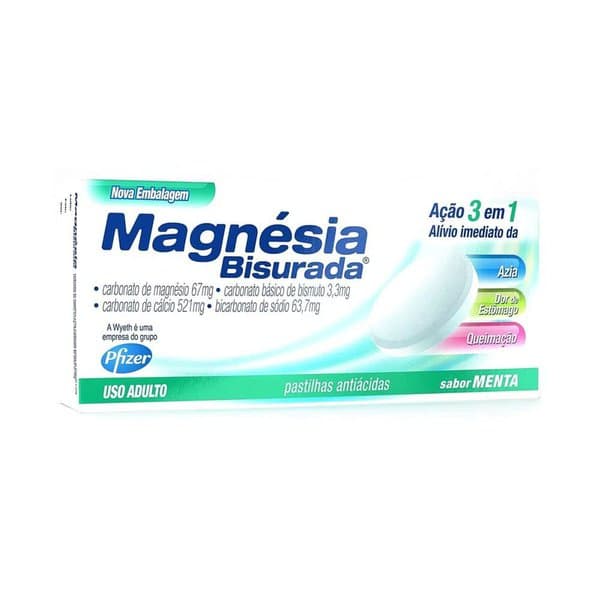 MAGNESIA BISURA CARTELA C/10 PASTI