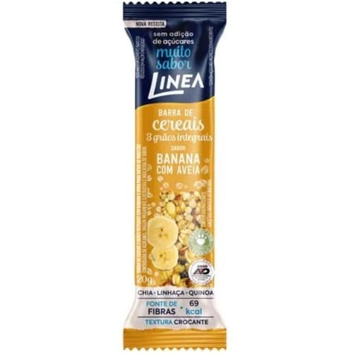 BARRA CEREAIS LINEA BANANA/AVEIA  20GR