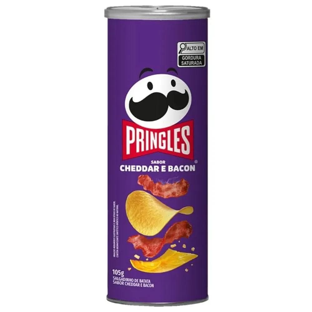 BATATA PRINGLES 105GR CHEDDAR E BACON