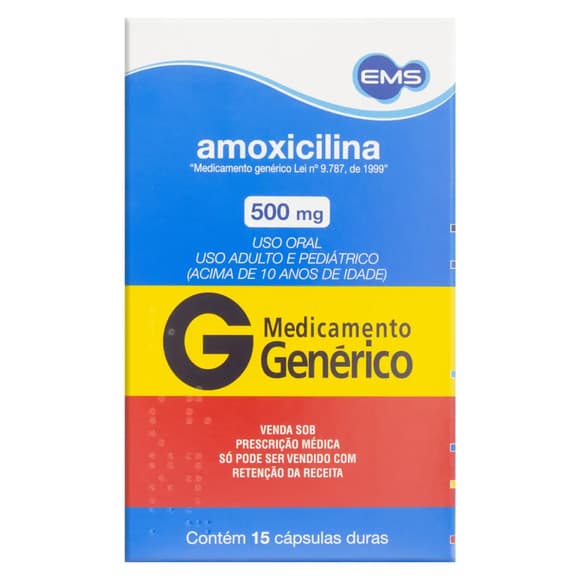 AMOXICILINA(GEN 500MG C/15CAP
