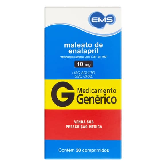 MALEATO ENALAPR GEN)10MG 30COMP