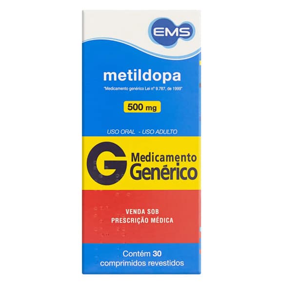METILDOPA(GEN) 500MG CX/ 30CPR