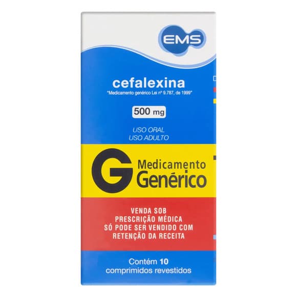 CEFALEXINA(GEN) 500MG CX/10CPR