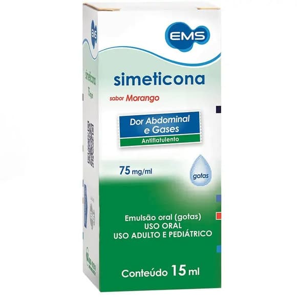 SIMETICONA 75MG/ML 15ML MORANGO