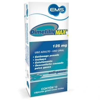 DIMETILIV MAX 125MG 10CAP GEL