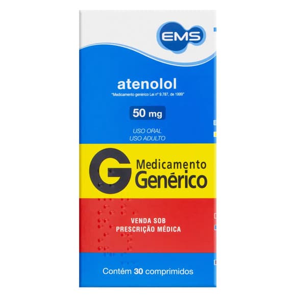 ATENOLOL(GEN) 50MG CX/30CPR