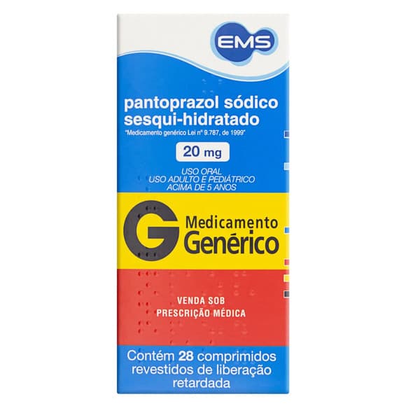 PANTOPRAZOL(GEN 20MG C/28CPR