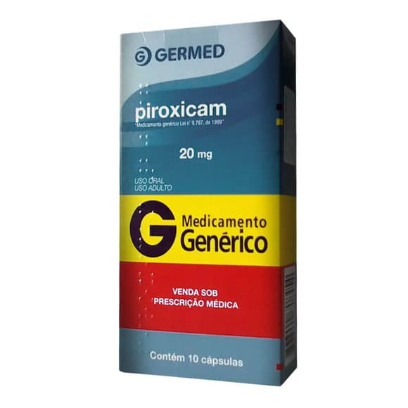 PIROXICAM(GEN) 20MG CX 10 COMP
