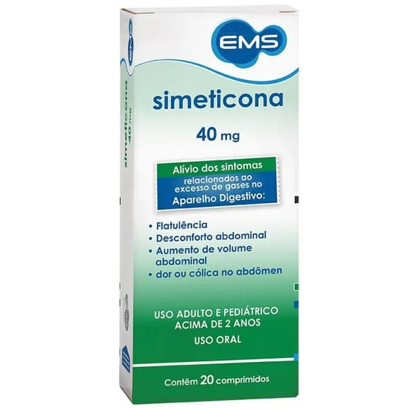 DIMETICONA(GEN) 40MG 2BLX10CPR