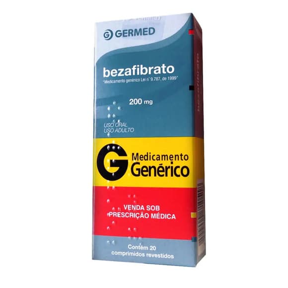 BEZIFIBRATO(GEN 200MG CX/20DRG