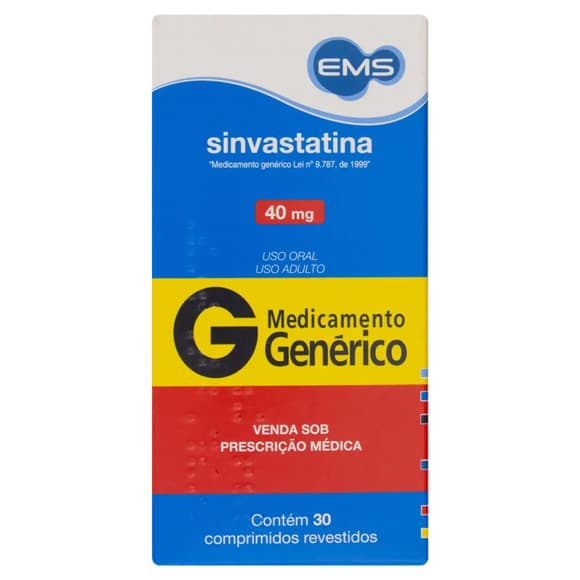 SINVASTATINA(GE 40MG 3BL 10CP R
