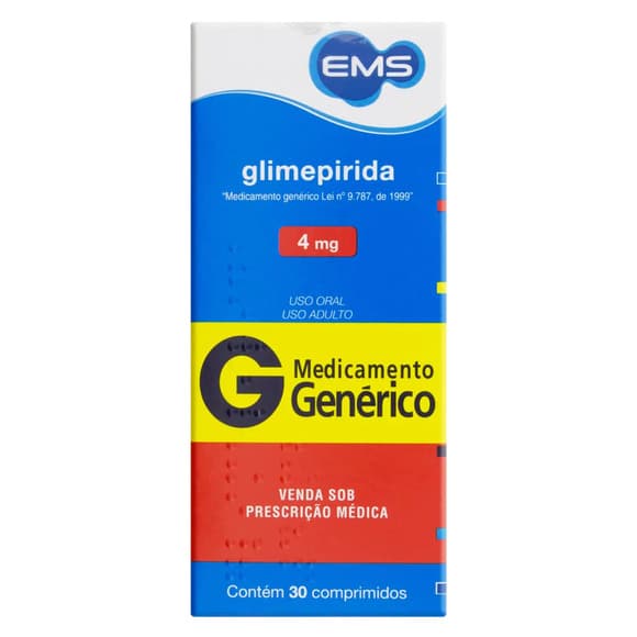 GLIMEPIRIDA(GEN 4MG 2BL 15 COMP