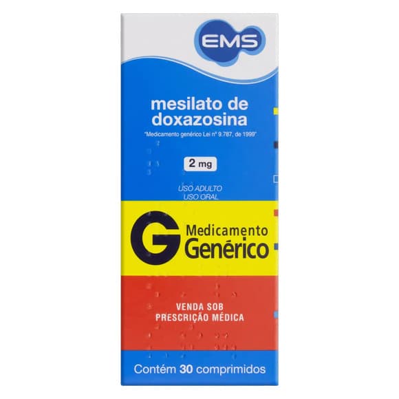 MESILATO DE DOXAZOSINA 2MG 30CPR
