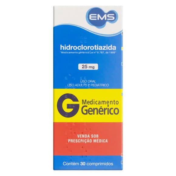 HIDROCLOROTIAZI GE)25MG 30COMP