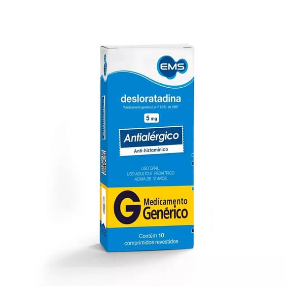 DESLORATADINA(G 5MG CX 10 COMP