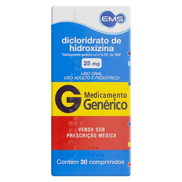 CLORID.HIDROXIZ G)25MG FR 30CP