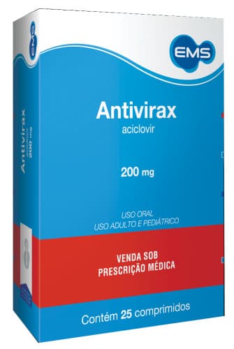 ANTIVIRAX 200MG CX 25COMP