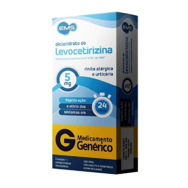 DICLORID.LEVOCETIR(G 5MG 10C REV - LG
